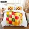 Luxury New 3D Print Summer Fruit Queen Bedding Set Duvet Cover Set Bedding Digital Printing Bed Linen King Size Duvet Cover Set