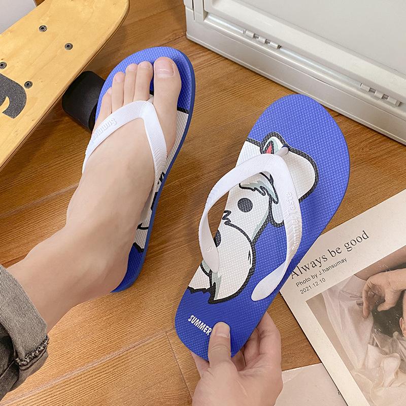 Flip-flops men's shoes casual summer non-slip thick-soled sandals beach shoes couple cool slippers