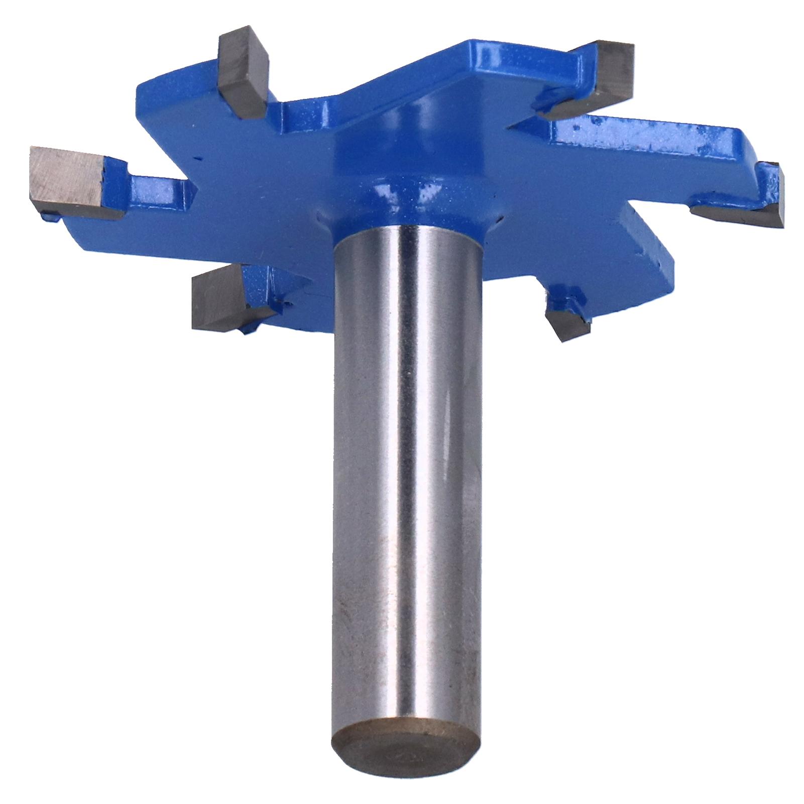 

6-зубая фреза T-образный паз деревообработка пазование фреза сплав углеродистая сталь удлиненный хвостовик(1 2 Хвостовик )