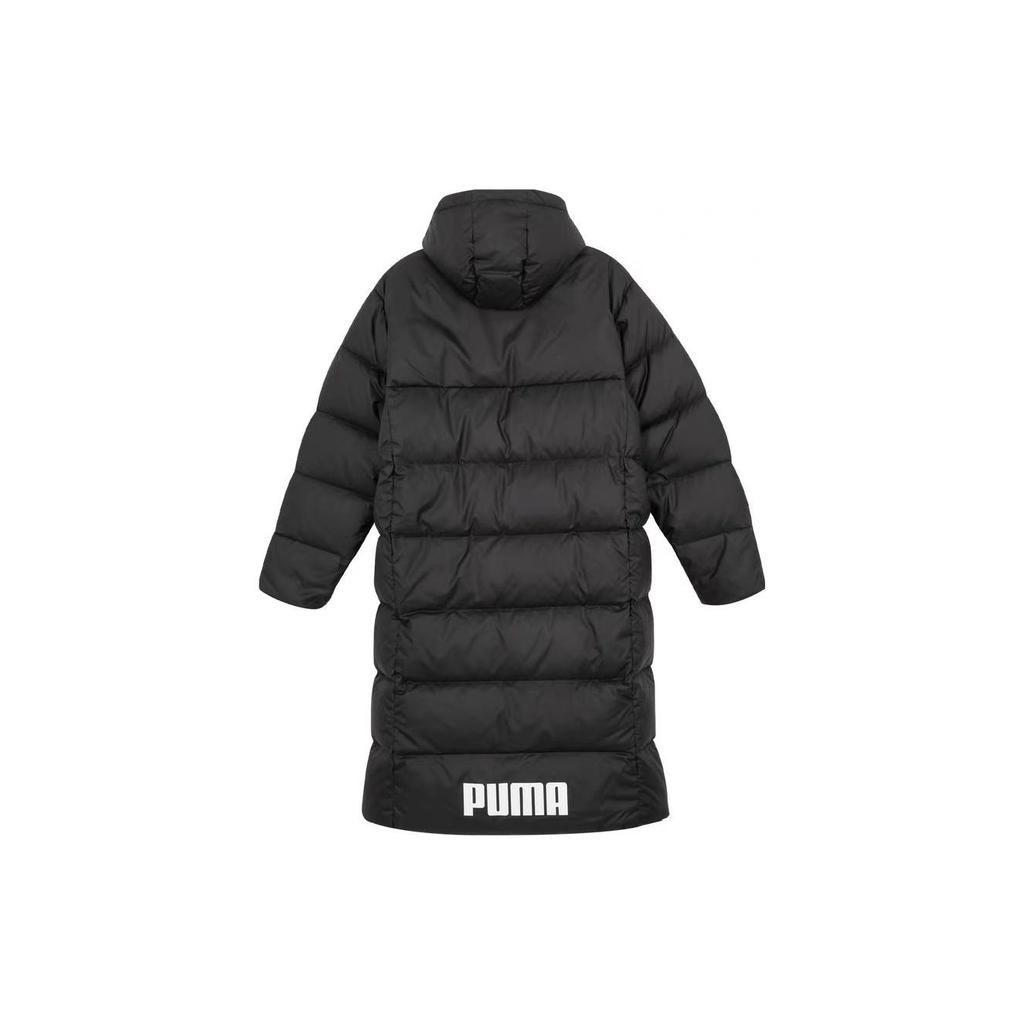 Puma Long Oversized Down Coat 'Black White' Men's 587721-01