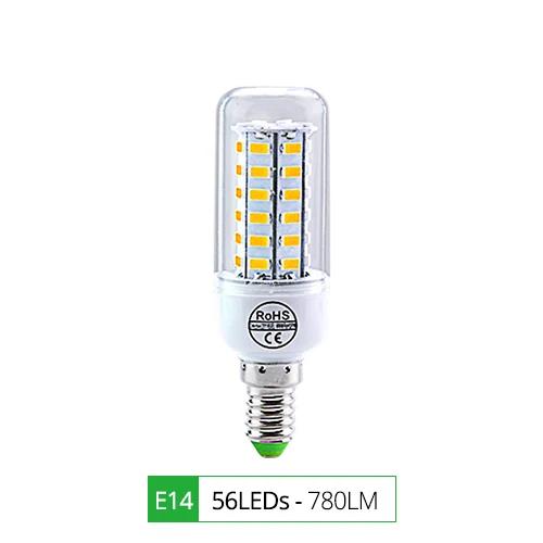 Corn LED Lamp 220V E14 E27 Bulb Lamp Strong Light 2700K 6500K Corn Bulb Light 2835SMD 360 Beam Angle Replace Halogen Lighting