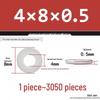 Extra Thick Galvanized Iron Flat Washer, Round, M3-M62