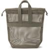 3D Mesh Drawstring Bag Small Khaki - Ventilated Storage Pouch, Japan