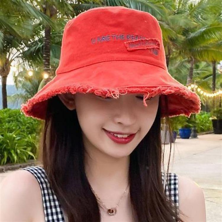 Retro Denim Fisherman Hat for Men and Women Summer Vintage Versatile Sun Hat Sun Protection Hat