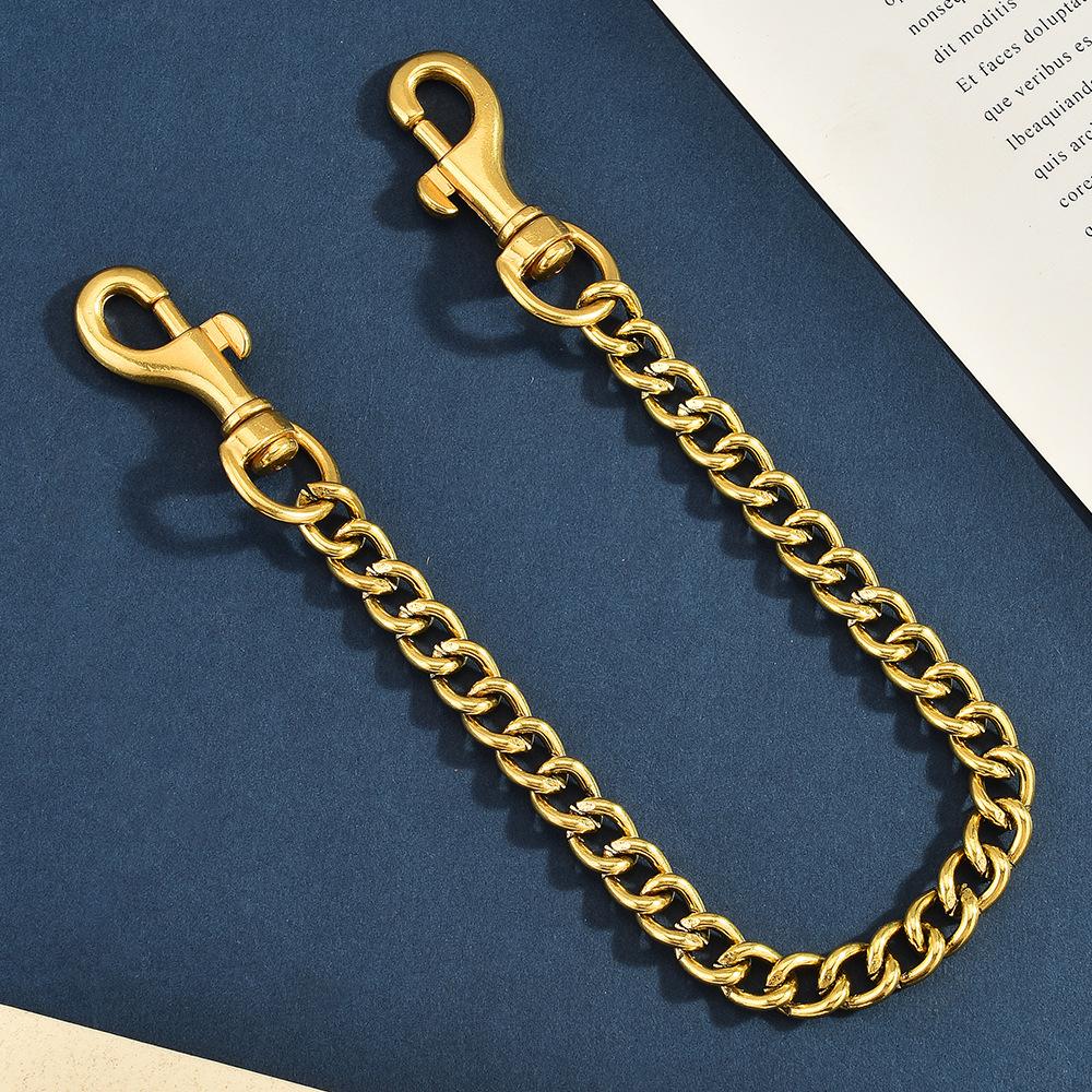 Metal Chain Bag Hanging Chain Simple Versatile Alloy Material Bag Decorative Chain Women'S Pendant Spot