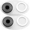 Multi-Purpose Aluminum Metric Thread Port Plug M10 x 1.25 Hex Plug with Crush Washer, Black, Pack of 2