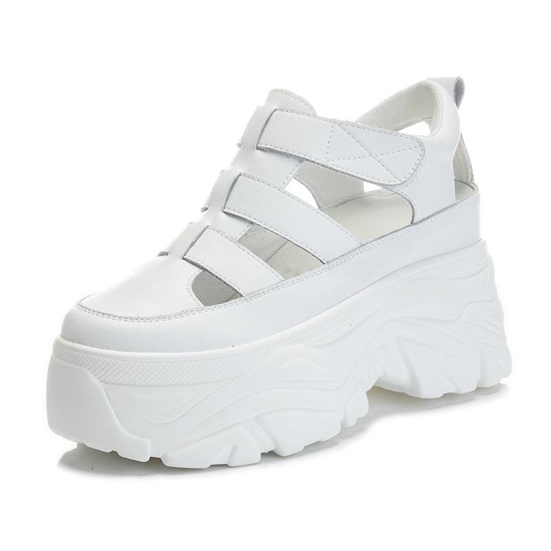 

Inner heightening dad shoes new summer mesh breathable sports casual shoes small lazy shoes 34 белый