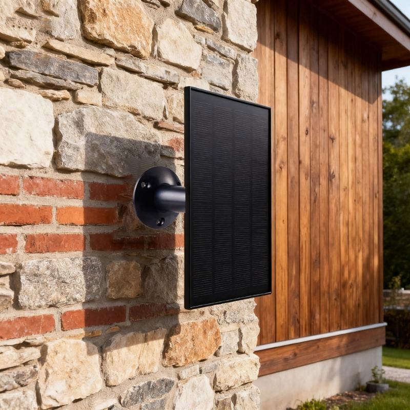 Outdoor Solar Power Supply 3W 5V Energy Efficient Charging Plate For Security Camera Durability PET Layer Solar Panel