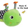 Infant Baby Musical Stuffed Animal Activity Soft Toy with Multi-Sensory Crinkle,Rattle and Textures for Tummy Time Newborn 0-3-6-12 Months,Caterpillar