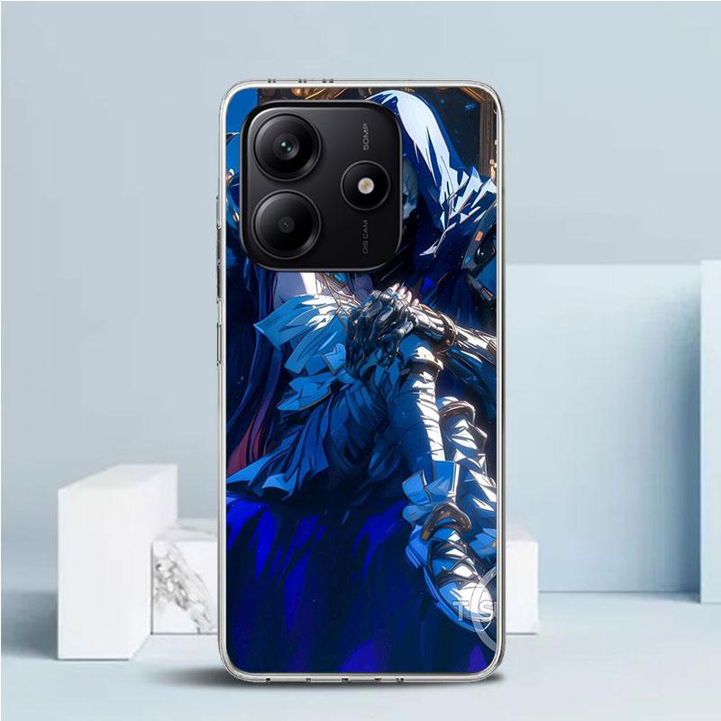 Albedo Overlord Anime Phone Case For Xiaomi Redmi Note 15 14 14S 13 12S 12 Pro Plus 11S 11 11T 11E 10S 10 + Soft TPU Back Cover