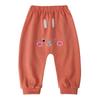 Kawaii Cartoon Gedruckt Baby Jungen Mädchen Lange Hosen Hohe Taille Casual Harem Hosen