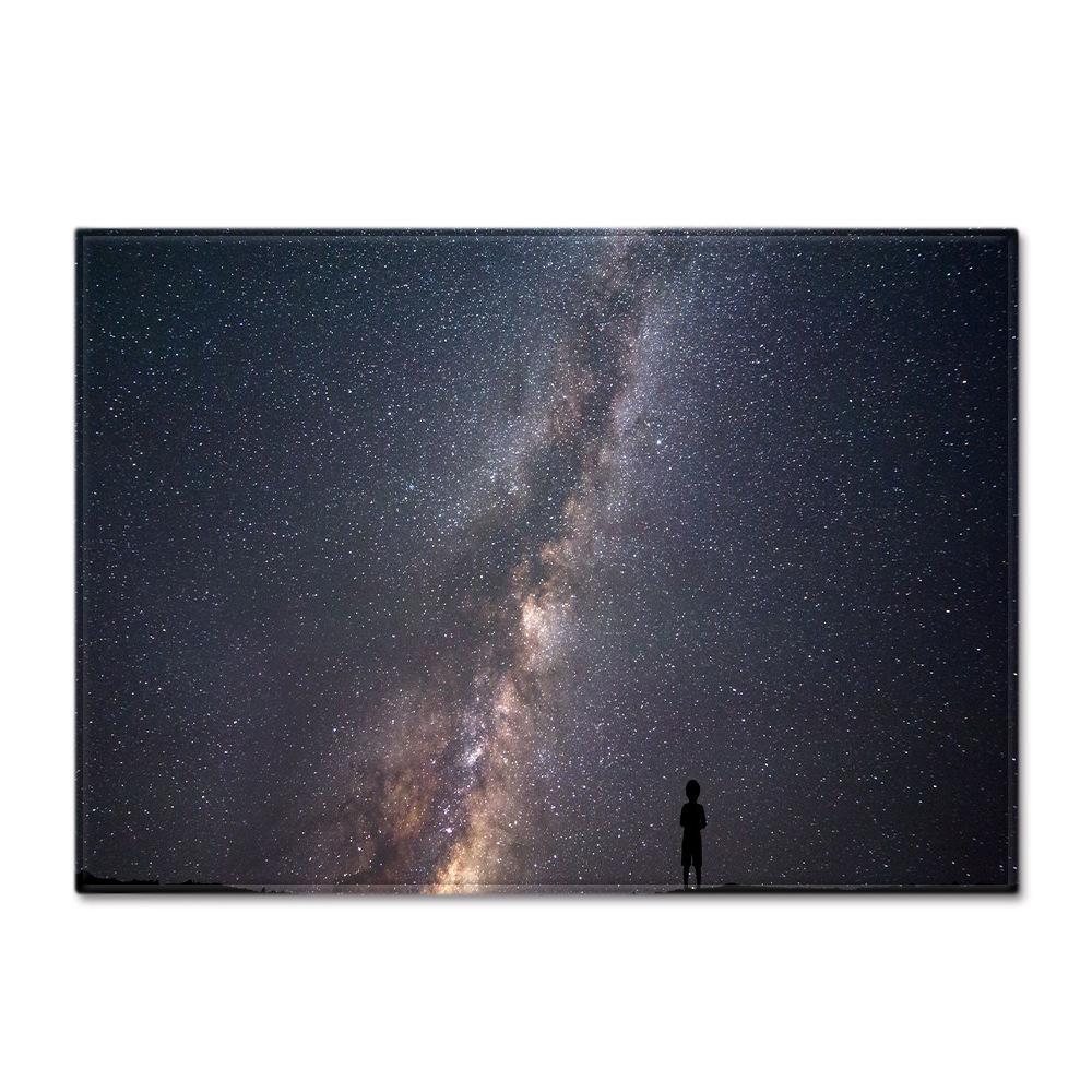 Starry Sky Carpet Feather Wind Bedroom Floor Mat