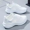 Flying Woven Lightweight Sports Shoes Women's Ins Tide 2025 Spring Versatile New Soft-soled Running Breathable Women's Shoes Mesh