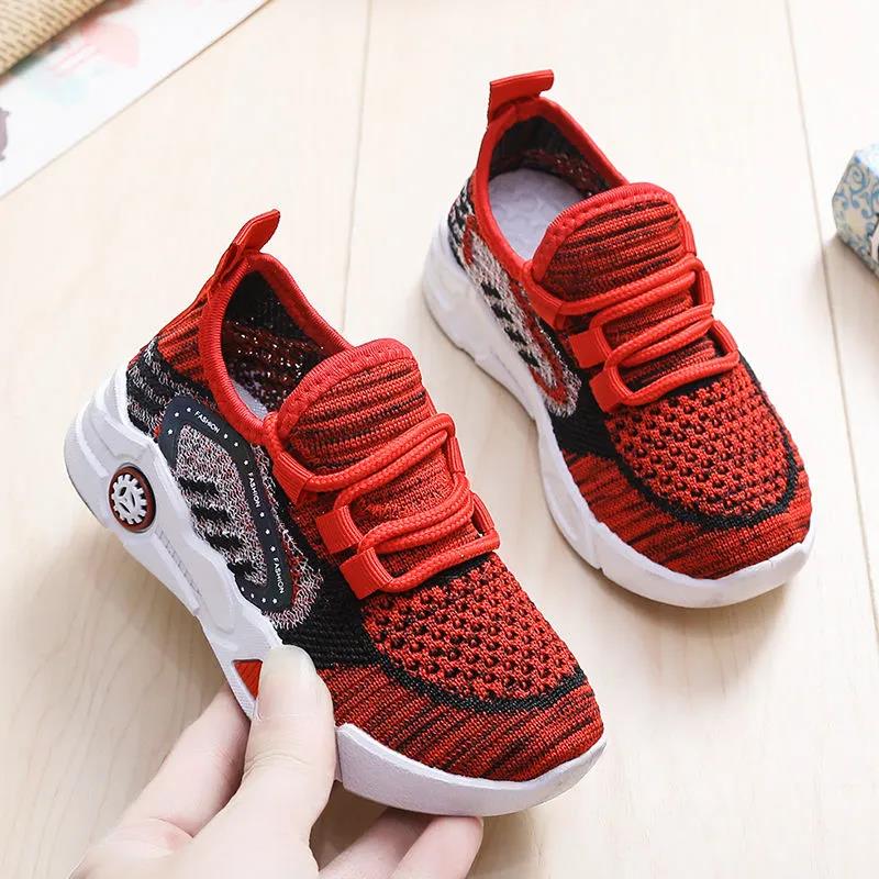 Buy Kids Shoes In Spring Summer Girls and Boys Soft Sole Sports Shoes