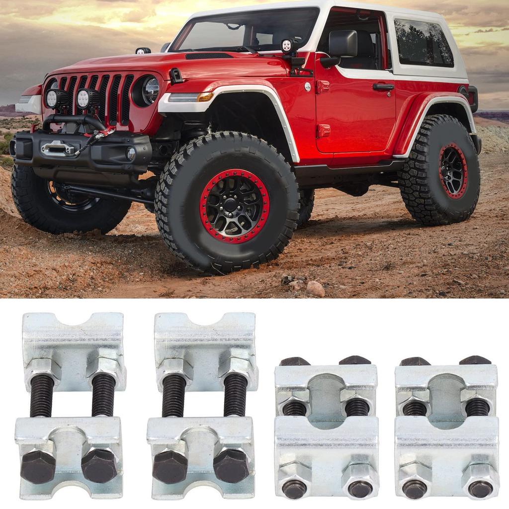 4pcs Mini Coil Spring Compressor, 2-Way Adjustable Spring Spacer, Durable and Stable Carbon Steel Shock Adjustment Tool