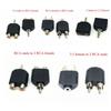 2pcs Consumer Electronics TV Black 3.5mm To 2 RCA Female Male Y Splitter Converter Audio Adapter