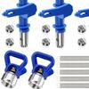 6 Pieces Reversible Spray Tip and Nozzle Guards, Airless Paint Sprayer Tips Power Tools for Homes,