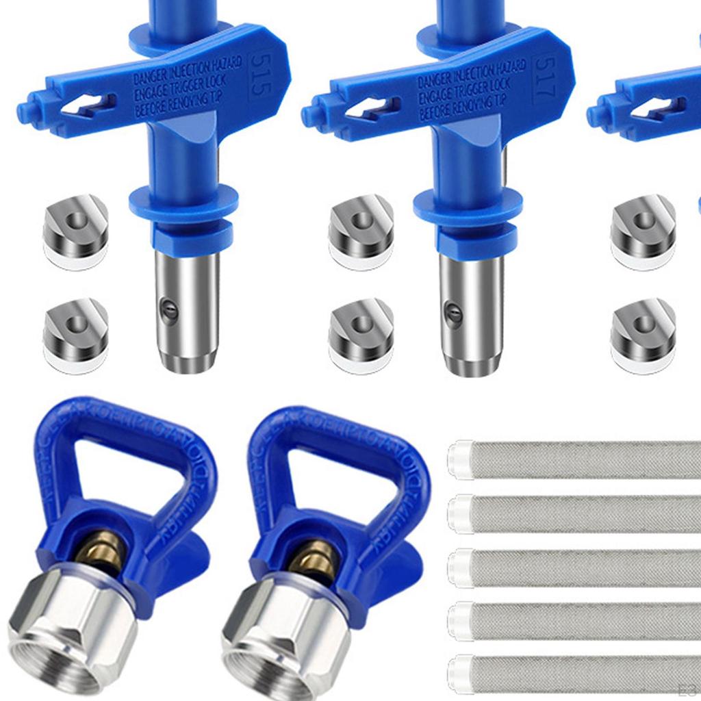 6 Pieces Reversible Spray Tip and Nozzle Guards, Airless Paint Sprayer Tips Power Tools for Homes,