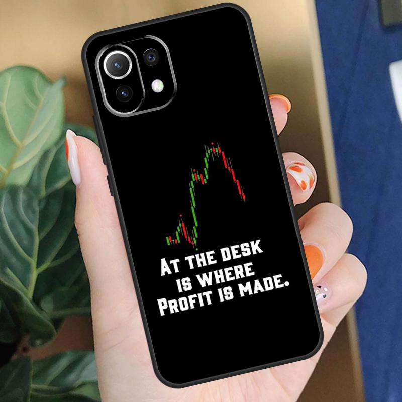 Day Trader Trader Trading Case For Xiaomi 15 14 Ultra 13T 14T 15T Pro 17 Pro Max POCO X7 Pro X5 X6 F5 F6 F7 F8 Coque