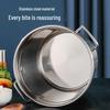 Homeglen Stainless Steel Sealed Storage Bucket