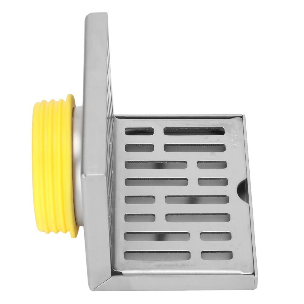 L-Shaped Structure Wall Drain Fits 2.95 Inch Pipe Corner Floor Drain Modern Floor Drain Balcony