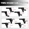 Class 3 Trailer Hitch Ball Mount, 8-Position Adjustable, 2' Receiver, 5000 Lbs Capacity, Includes Pins & Hole