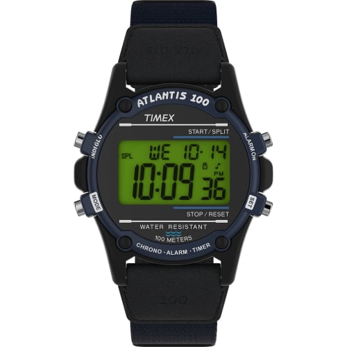 Timex Men's Expedition Atlantis 40mm Watch, Blue/Black, Modern