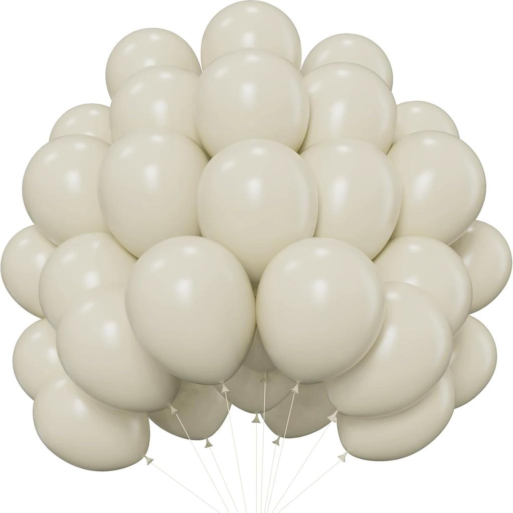 20pc/Set Nude Champagne Cream White Transparent Latex Balloons for Wedding Party Anniversary Engagement Baby Shower Decoration