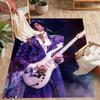 Prince Purple Guitar Performance Carpet Suitable For Outdoor Playrooms Dormitory Study Room Antislip Rug Office Home Decor Wedding Party Gift