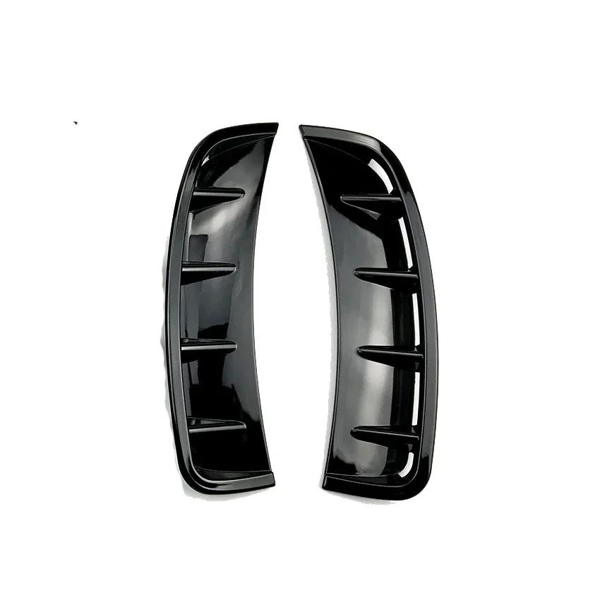 For 2019 For Mercedes Benz A Class Hatchback Sedan W177 AMG Line Universal Front Bumper Side Trim Lip Spoiler ABS Glossy B Glossy Black