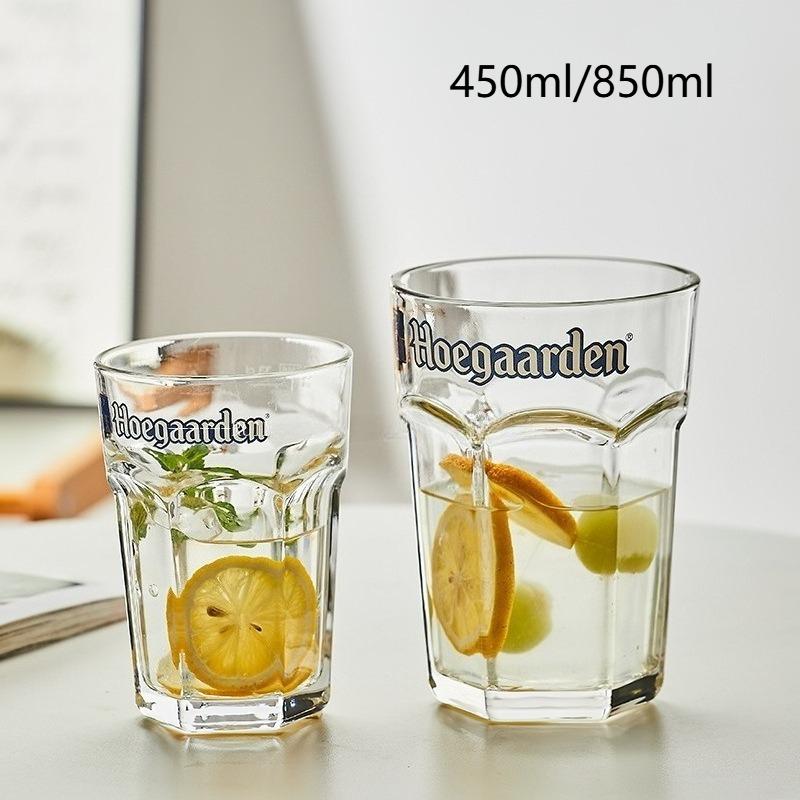 High Aesthetic Transparent Glass Cup, Large Capacity Juice Beer Glass,Office Coffee Cups, Christmas Gift Teacup Couple Water Cup