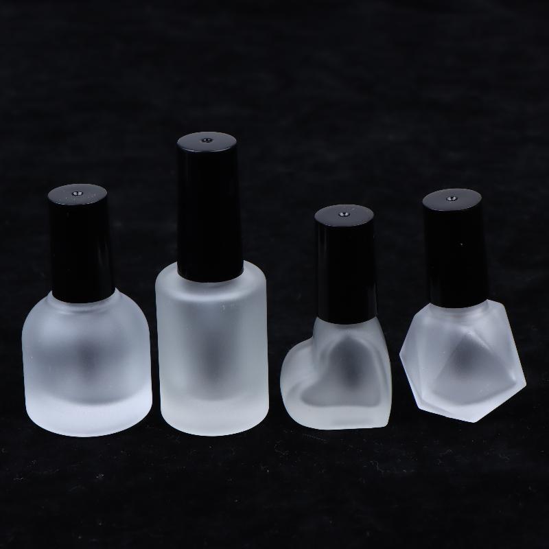 Matte 5Ml8Ml10Ml15Ml Sub-Packed Nail Polish Bottle Nail Gel Bottle With Brush Glass Empty Blending Bottle Touch-Up Container
