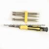 6-in-1 Multi-purpose Magnetic Screwdriver Set with Cross, Flat, Y-Type, Plum Blossom, Hexagonal, and U-Type Bits