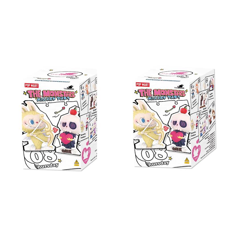 New POP MART LABUBU THE MONSTERS Naughty Journal Collection Figure Mystery Boxes Single Mystery Box/Full Box 6 Pcs PPMT-2401-0063