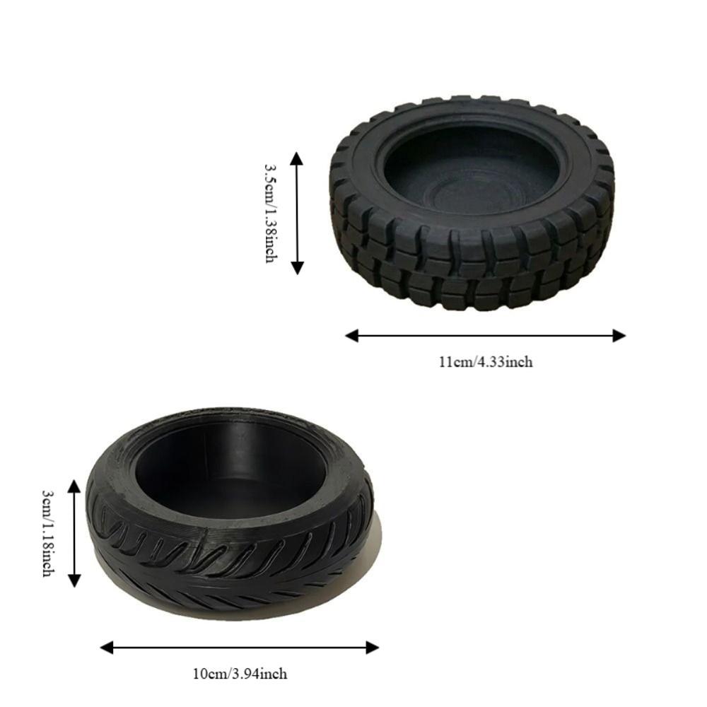 Creative Mini Tire Storage Tray Multi-Function Desktop Organizer Decorative Holder  Garage