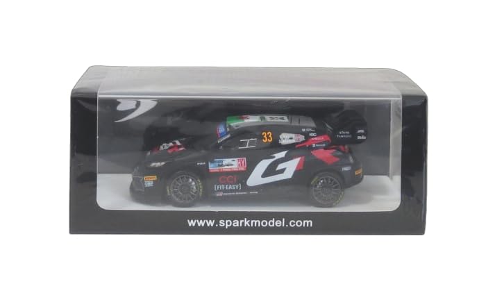 

Spark 1/43 Toyota GR Yaris Rally1 2024 Rally Japan Winner #33 Ready-to-Display Universal Die-Cast Model with Sponsor Logos