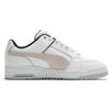 Puma Slipstream Retro Sum Fabric Synthetic Leather Low-Top Sneakers Unisex Sneakers White Gray Gold 386528-02