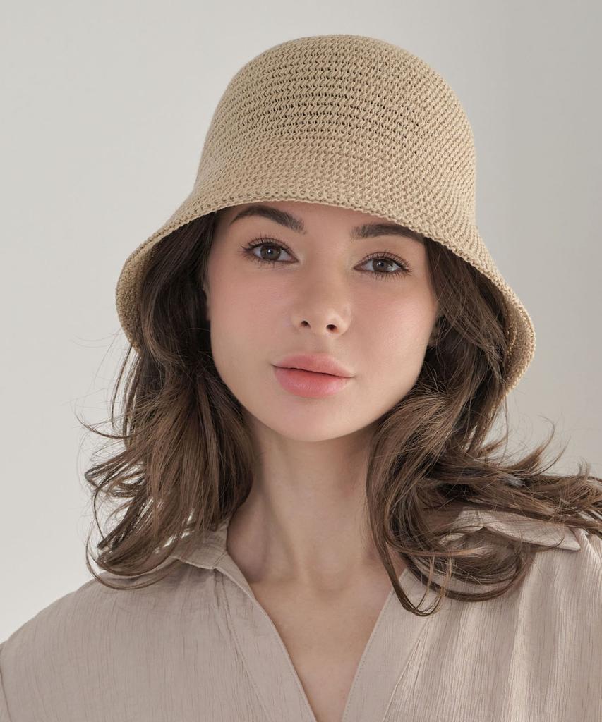 Koipeu Summer Knitting Bucket Hat Cf091Ht119