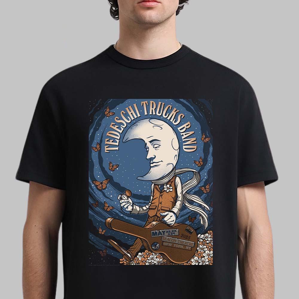 Tedeschi Trucks Band New York 2025 black T-shirt Unisex All sizes XZ835 Unisex T-Shirt XL