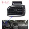 HUIYAN Matte Black Left Right Central Dashboard A/C Air Outlet Vent For VW Polo 2014 2015 2016 6RD 819 704 6RD 819 703