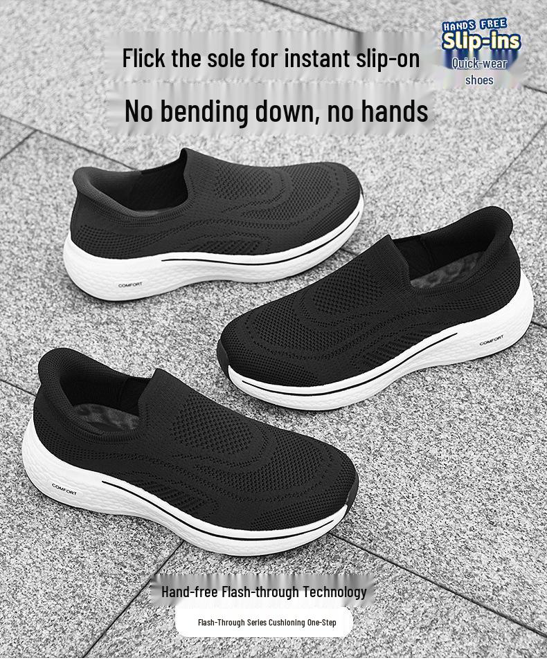 Atmungsaktive Herren-Mesh-Leichtgewicht-Schuhe mit weicher Sohle - Lässige Laufschuhe, trendy & vielseitig für den Sommer.