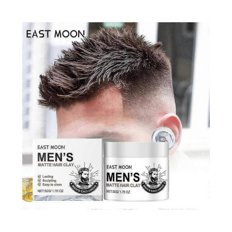 East Moon Matte Fluffy Hair Wax Styling Long-lasting Hair Natural Styling Refreshing and Smooth Hair Wax