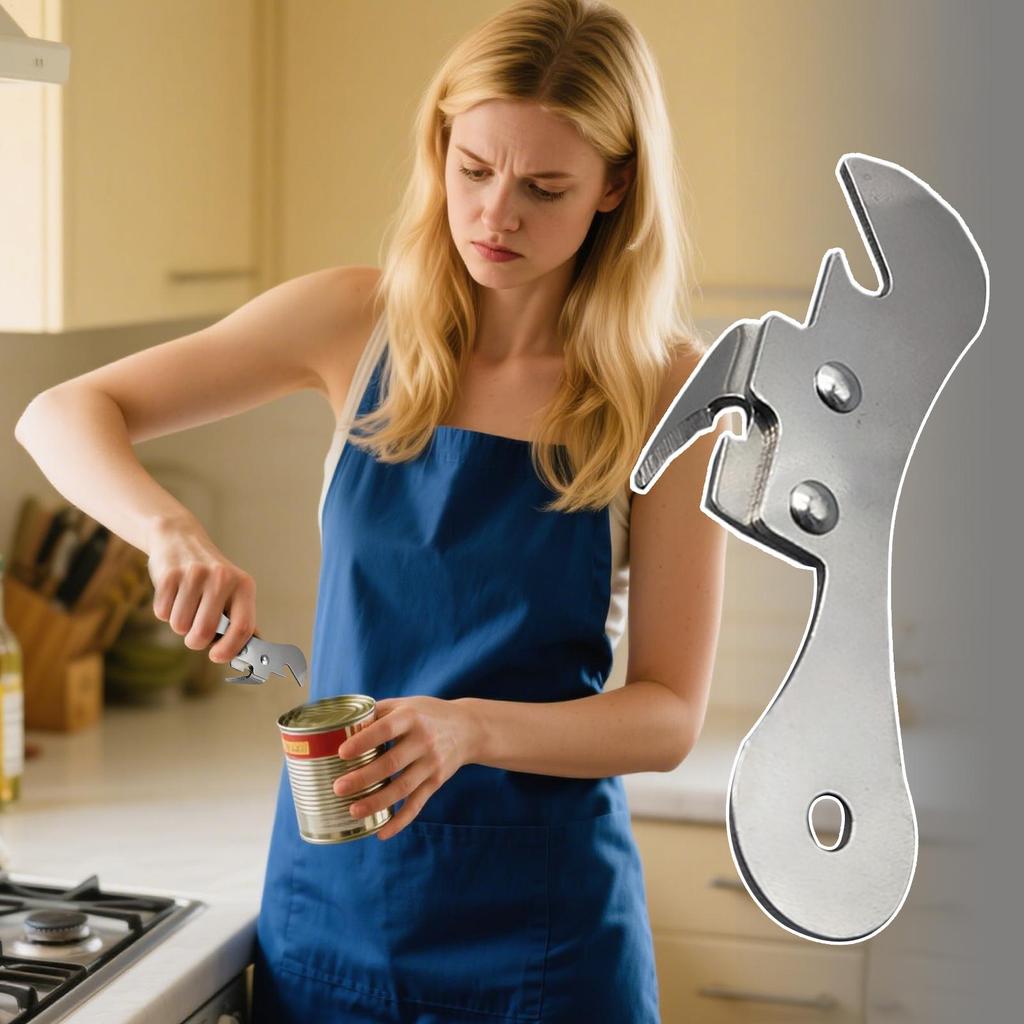 Stainless Steel Manual Bottle Jar Opener Hand Tools Kitchen Accessories Easy Gadgets For Home Restaurant Travel Party