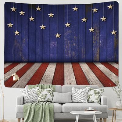 Stern Holz Wandteppich Hängen Boho Stil Psychedelic Geheimnis Kunst Hippie Wand Dekor Hintergrund Tuch