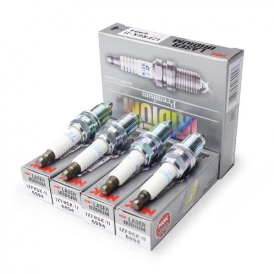 4x  6994 Spark Plugs - Laser Iridium IZFR6K11 for HONDA ELEMENT 03-11 2.4L L4