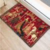 VIKAMA French Country-Style Patterned Rug Soft And Comfortable Office Chair Rug Living Room & Bedroom Decorative Rug Home Decor