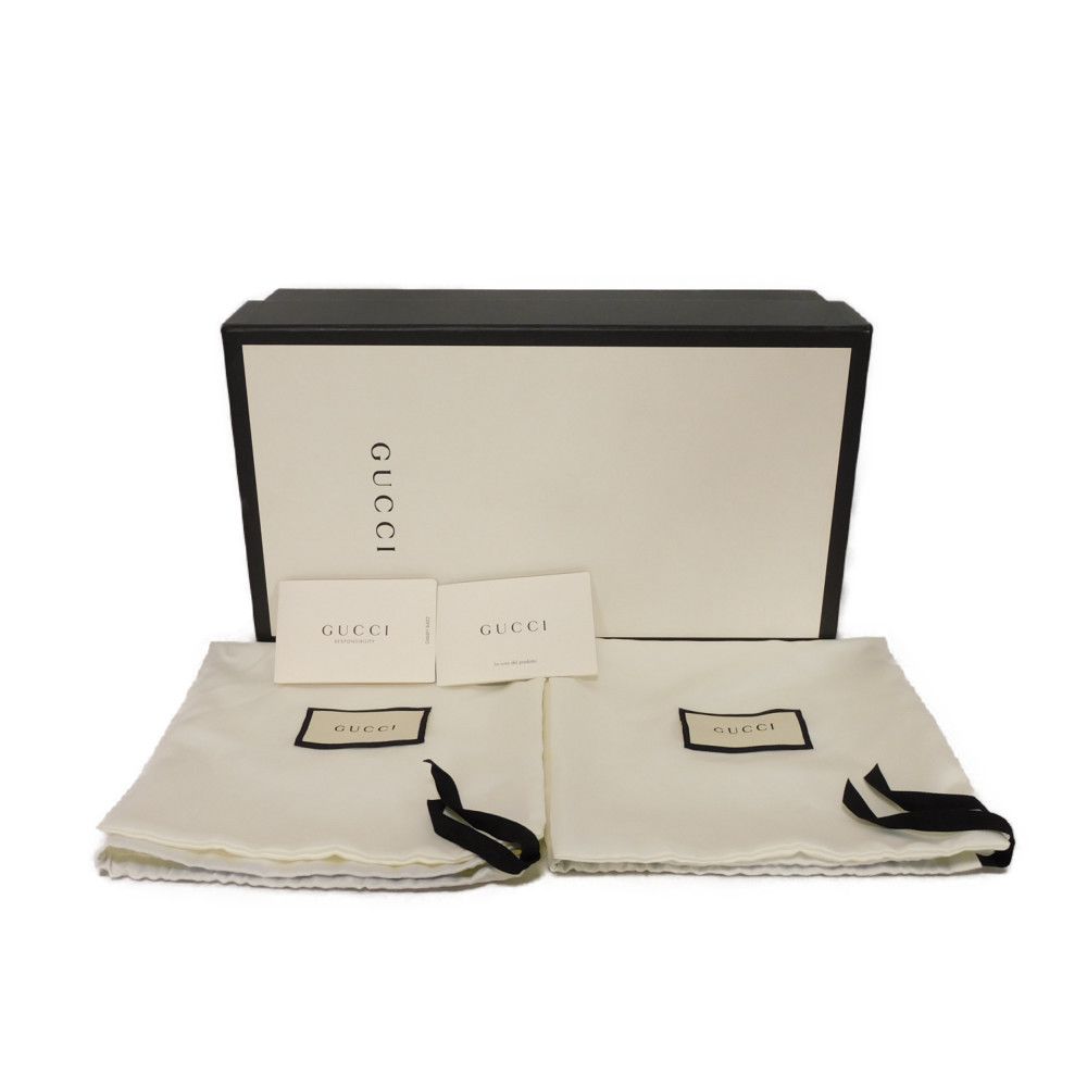 Used 9539 GUCCY Print Slides 522023 7898 7 Star Green Blue Gold Black 10.2" Unused SEGA Logo Turquoise Men's from Japan