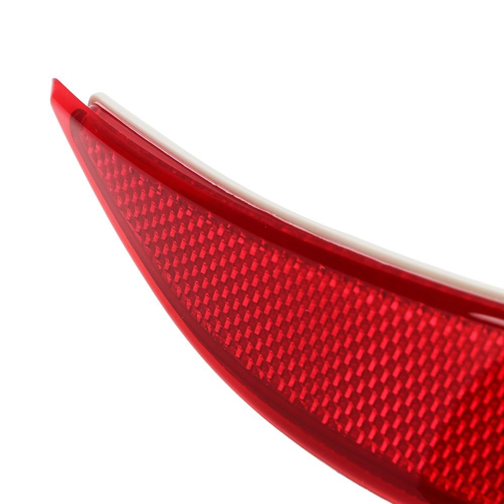 PMMA and ABS Bumper Reflector Red Reflector Lens for X5 E70 LCI 2011-2013 Rear Warning