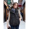 Cotton jacket autumn and winter women's short coat new fashion high sense warm stand-up collar vest