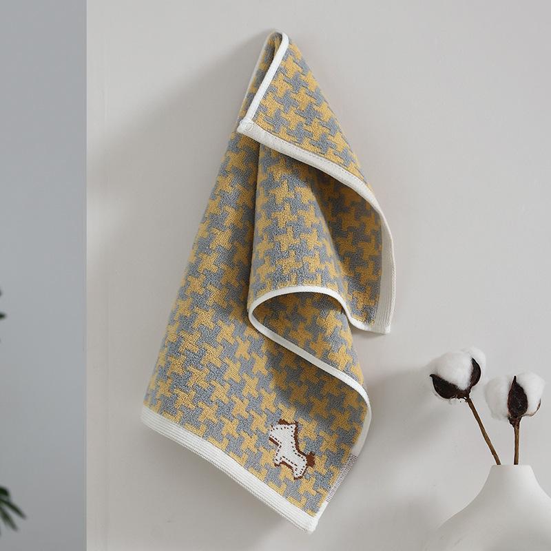 1 STK Håndkle Barnebomull A-klasse bomullsbomullshåndkle fortykket Absorberende Husholdningshåndkle Vask Ansiktshåndkle Absorberende håndklær til flerbruksbruk